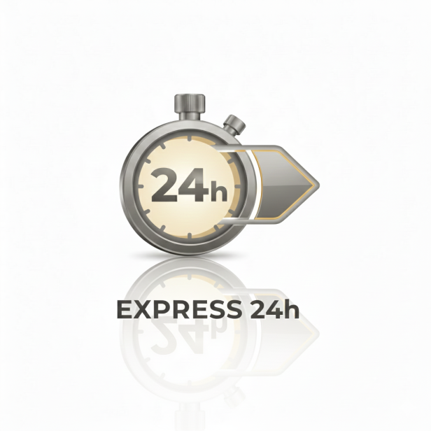 Ikona EXPRESS 24h – symbol szybkiej realizacji zamówienia.