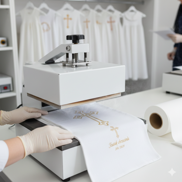 Stanowisko projektowe – przygotowanie grafiki do dodatkowego nadruku.