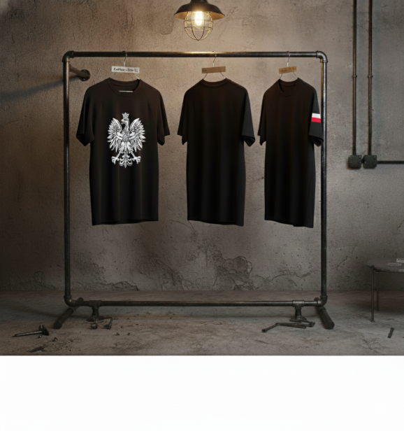 Koszulki patriotyczne Orzeł Polski – ekspozycja kolekcji SacrumStyle