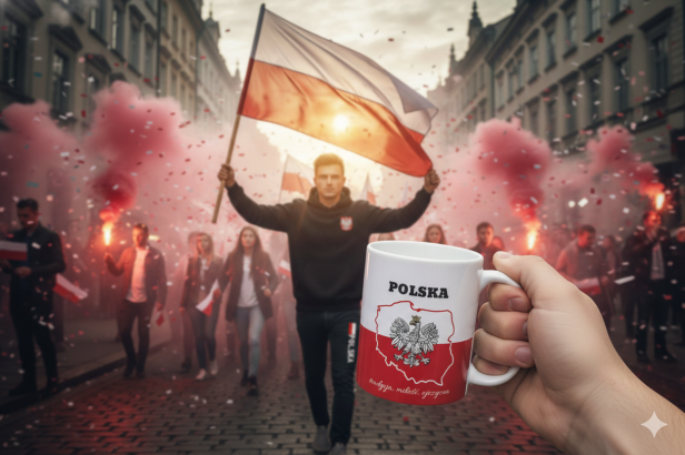 Kubek „POLSKA – tradycja, miłość, ojczyzna” – patriotyczny kubek ceramiczny .png