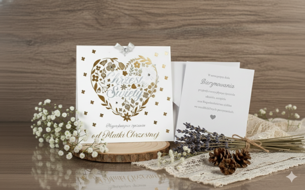 Seria kart Chrzcielnych Primus – eleganckie karnety premium