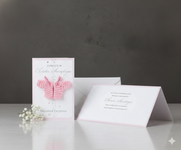 Kartka ROYAL PINK w aranżacji