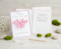 Elegancki karnet na Chrzest Święty w różowej stylistyce kolekcji ROYAL PINK