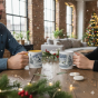zimowa aranżacja - Kubek ceramiczny „Zimowa Sceneria” – świąteczny kubek z motywem Bożego Narodzenia