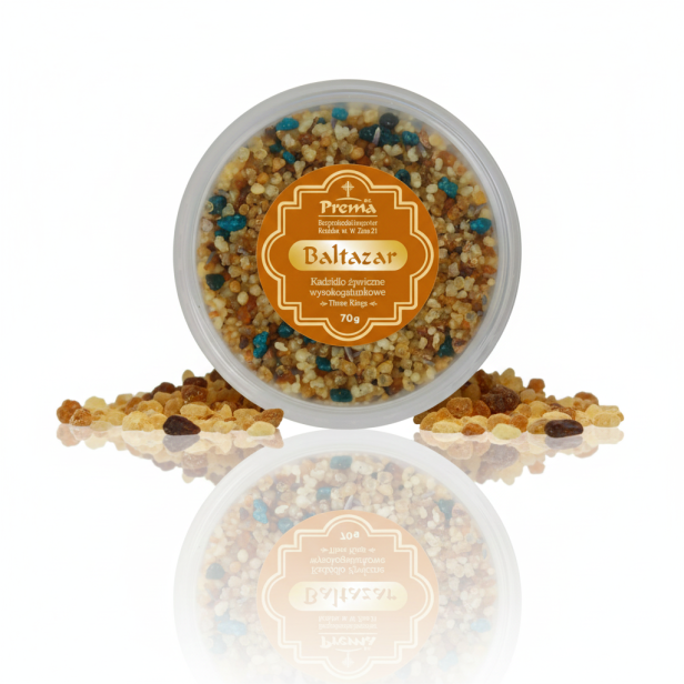 Kadzidło żywiczne BALTAZAR – wysokogatunkowe, zapach miodowo-żywiczny 70 g