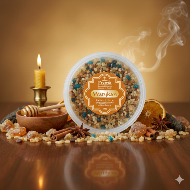 Kadzidło żywiczne WATYKAN – wysokogatunkowe, zapach balsamiczny 70 g