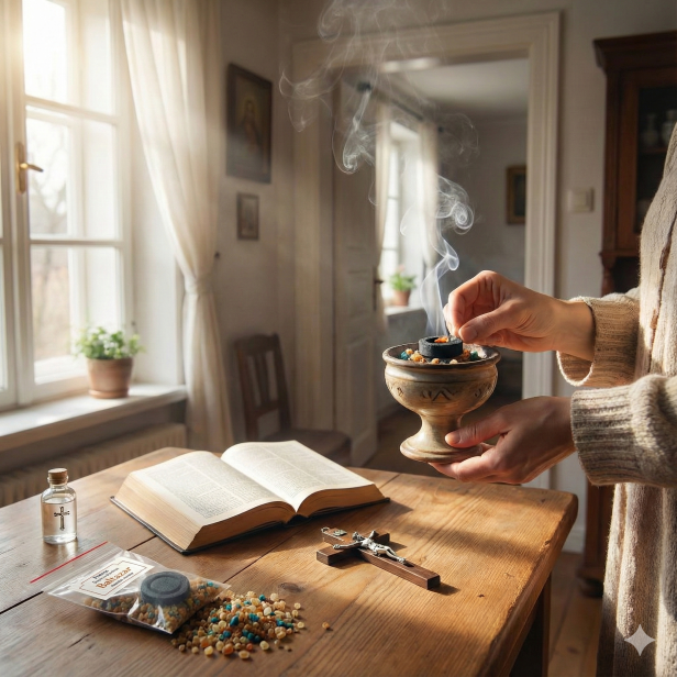 Zestaw Trzech Króli BALTAZAR™ – kadzidło do błogosławieństwa domu