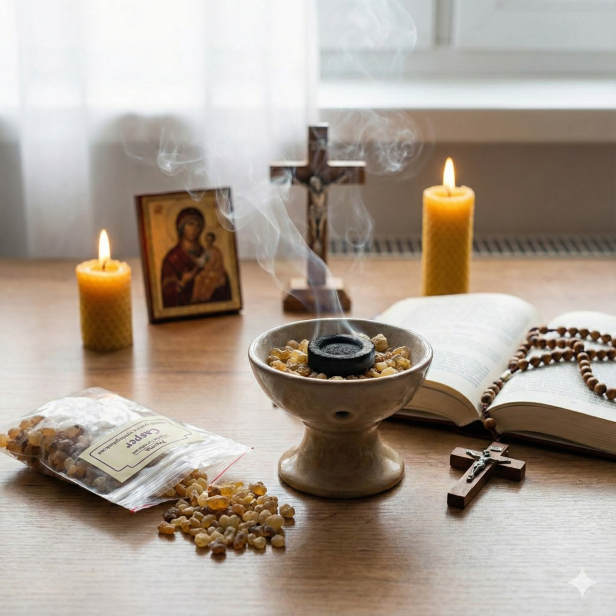 W aranżacji - Kadzidło CASPER™ – orientalny zestaw na Święto Trzech Króli, pakiet jednorazowy