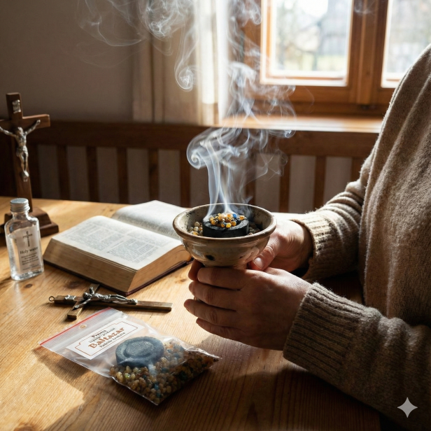 domowe oczyszczenie - Kadzidło CASPER™ – orientalny zestaw na Święto Trzech Króli, pakiet jednorazowy