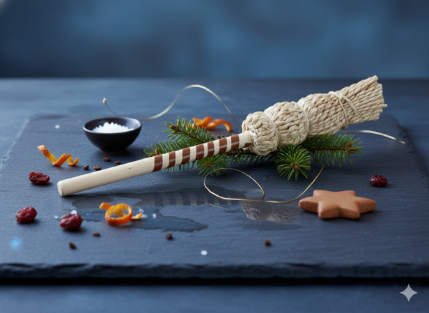 aranżacja minimalistyczna  Kropidło do wody święconej na kolędę - 20cm