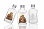 Buteleczka na wodę święconą RODZINA ŚWIĘTA – szklana 100 ml z personalizacją