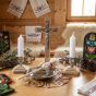 Zestaw kolędowy Podhalańska Tradycja – aranżacja góralska z drewnem