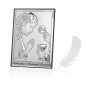 Obrazek srebrny Komunia Święta – dziewczynka 9×13 IHS | SILVER COMMUNIO™