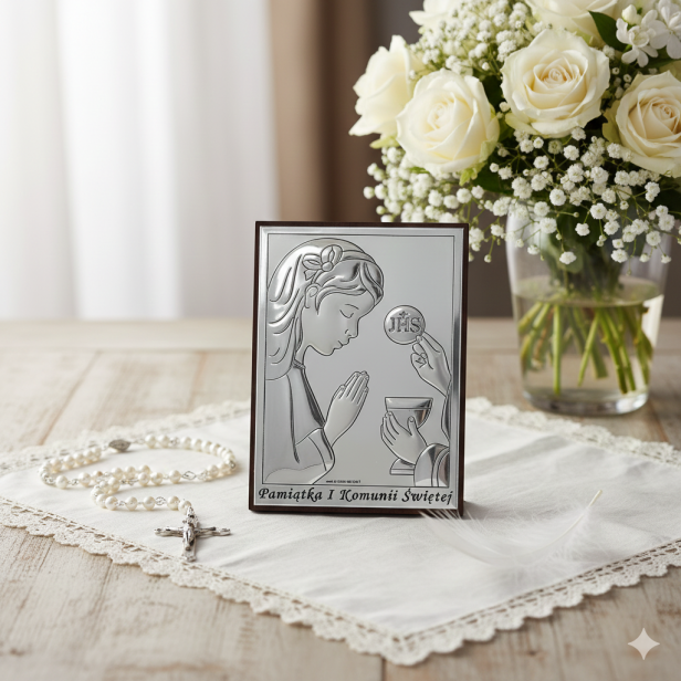 MIRO-SILVER® – modląca się dziewczynka.