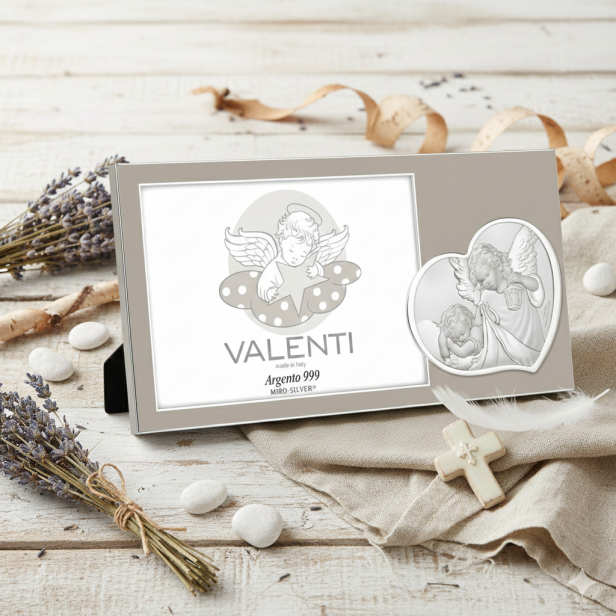 Ramka plexi z wizerunkiem Anioła Stróża AG999 13×9 – | SILVER BAPTISM™