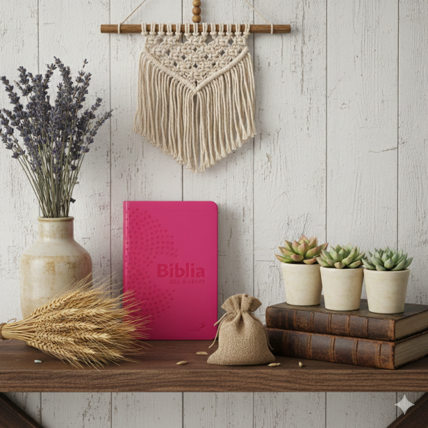 Biblia dla kobiet w aranżacji boho