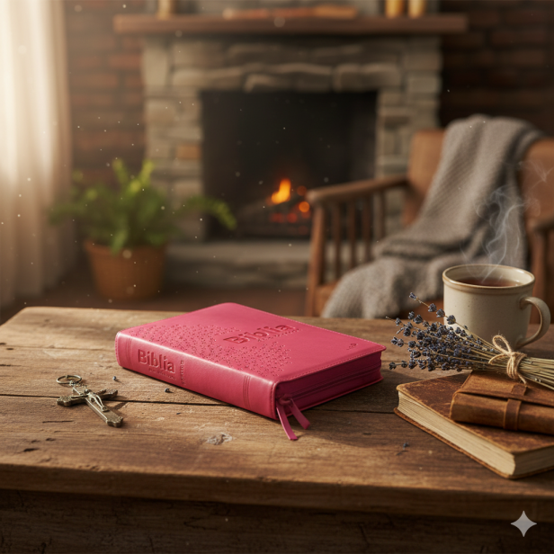 aranżacja rustykalna - Biblia dla kobiet w etui