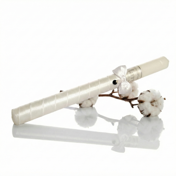 Imienna świeca z Onyksu czarnego – Chrzest, Komunia | SacraStone™ LIGHT