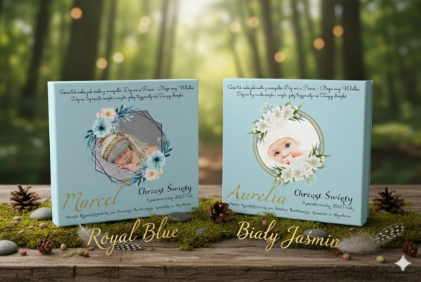 Dwa projekty do  wyboru - Royal Blue i Biały Jaśmin