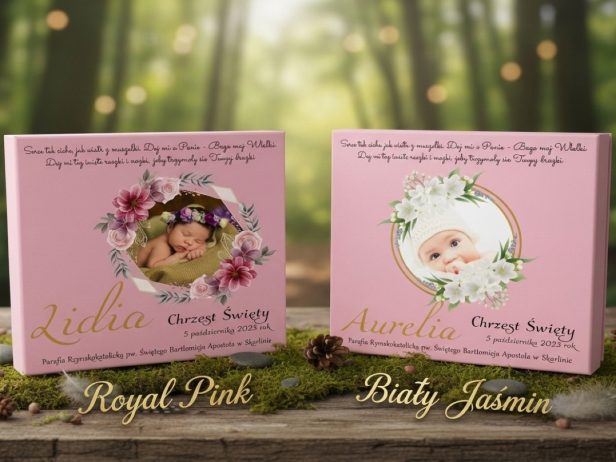 Dwa projektu nadruku do wyboru