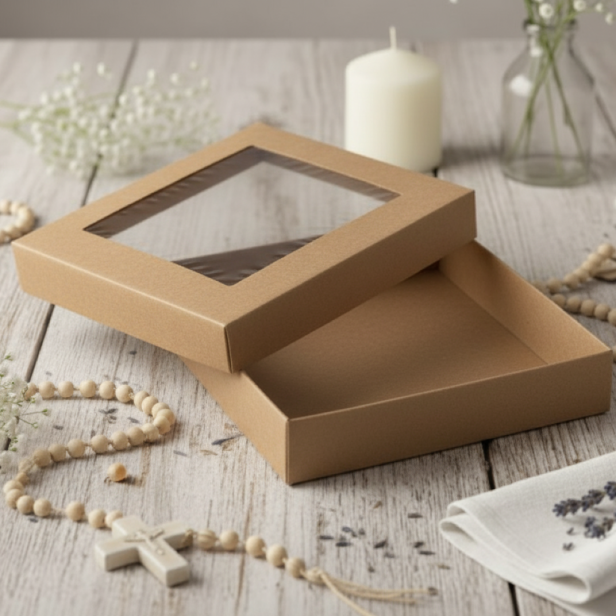 pudełko z okienkiem