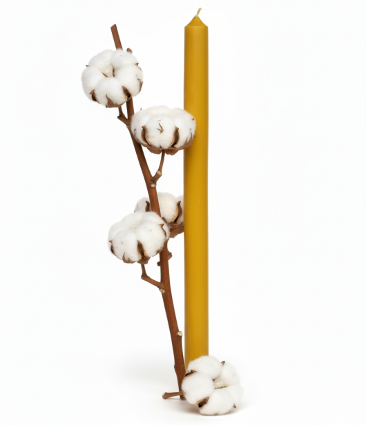 Świeca gromniczna woskowa – 45 cm | Linia BEE WAX – Naturalne Światło Wiary