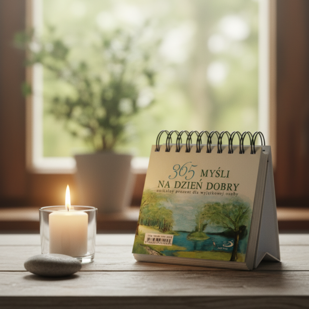 aranzacja dla Codziennik na biurko „365 myśli na dzień dobry” – inspiracja na każdy poranek