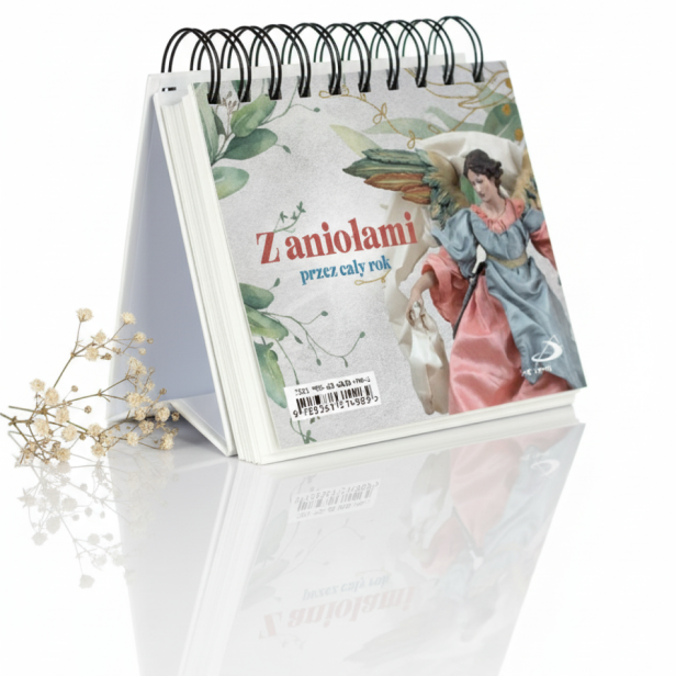 Codziennik na biurko „Z aniołami przez cały rok” – rozpocznij dzień z aniołami