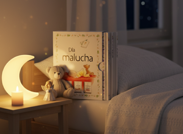 w aranżacji wieczorne rytuały -  Dla malucha – Zestaw 3 książeczek: Moja Biblia, Mój album, Moje modlitwy