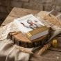 Biblia Domowa z obwolutą – Pismo Święte Starego i Nowego Testamentu z wizerunkiem Jan Paweł II, eleganckie wydanie do domu