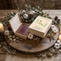 Biblia domowa rodzinna w pudełku drewnianym EKO ♻ z nadrukiem UV - Pamiątka I Komunii Świętej