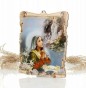 Obrazek pastelowy Matka Boża z Lourdes – Drewniana Pamiątka Wiary