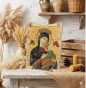 Obrazek pastelowy Matka Boża Nieustającej Pomocy – Drewniana Pamiątka Wiary