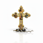 Krzyż ORTHODOX trójlistny – krzyż prawosławny z ikonami