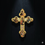 Krzyż ORTHODOX trójlistny – krzyż prawosławny z ikonami