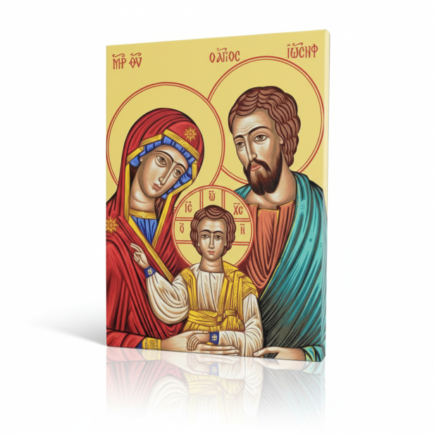 Obraz na płótnie Święta Rodzina 30×40 cm | Linia SACRA CANVAS