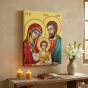 Obraz na płótnie Święta Rodzina 30×40 cm | Linia SACRA CANVAS