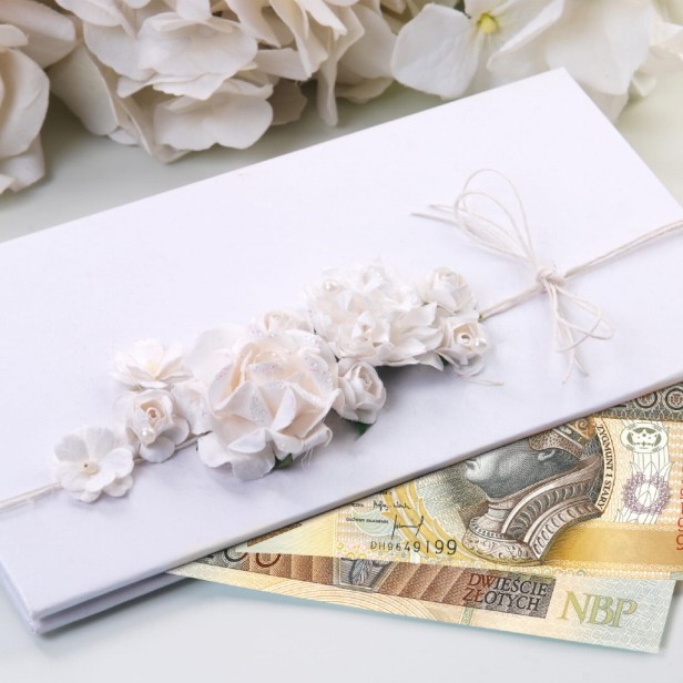 Ozdobne etui na pieniądze, 10,5 x 19,5cm