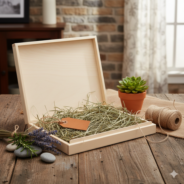 Drewniane pudełko z drewna lipowego 32,5×25,5×4,5 cm – LIPOWY BOX™