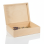 Drewniane pudełko z drewna lipowego 27,5×20,5×8 cm – LIPOWY BOX™