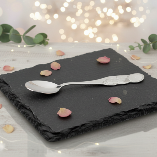 Srebrna łyżeczka  – Pamiątka Narodzin lub Chrztu | Linia BABY SILVER™