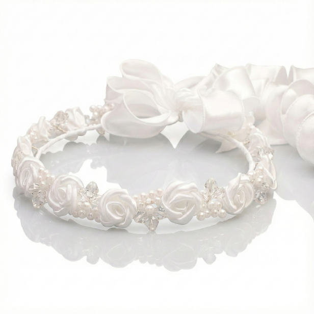 Wianek komunijny – Linia CORONA™ | Anielska Biel