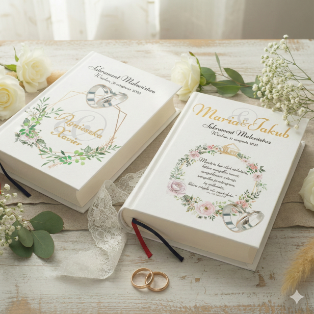 Skarbczyk - Modlitewnik z nadrukiem UV na obwolucie ŚLUB