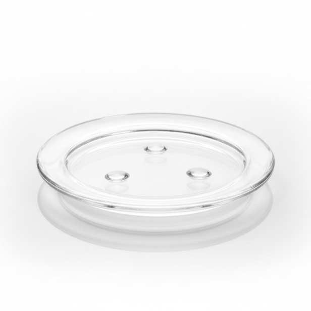 Szklana podstawka pod świecę Ø10 cm – elegancka, okrągła ochrona i dekoracja stołu