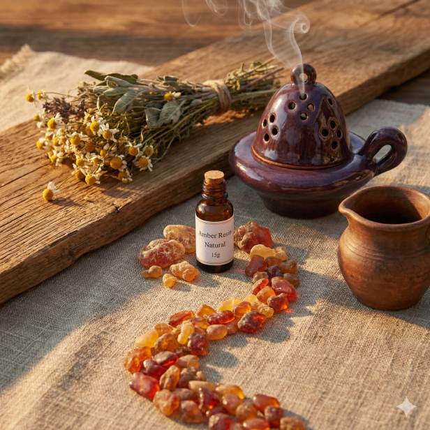 Bursztyn Bałtycki 15g – naturalna żywica o aromacie morza i światła