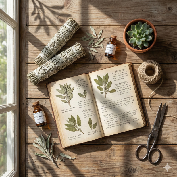 Szałwia Biała 25g – naturalne kadzidło do oczyszczania przestrzeni i energii