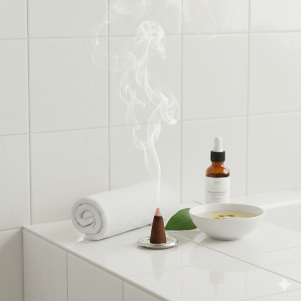 Kadzidło stożkowe SANDAŁ – drzewny aromat harmonii i duchowego oczyszczenia