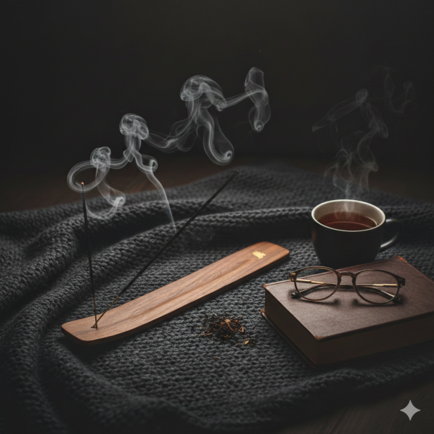 Podstawka pod kadzidła patyczki – ręcznie wykonana z palisandru indyjskiego