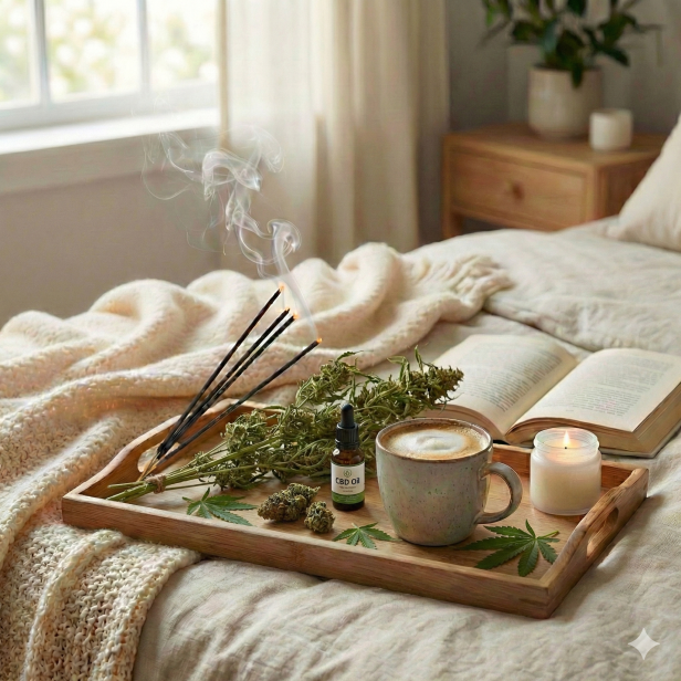 Kadzidło indyjskie patyczki KONOPIE INDYJSKIE – ziołowy aromat spokoju i równowagi