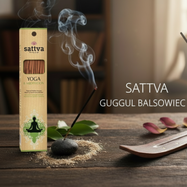 SATTVA kadzidło naturalne patyczki GUGGUL – oczyszczenie, harmonia i wewnętrzna siła
